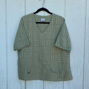 Bundle 3 for 50% off 1990s Click by Color Me Cotton Linen Top